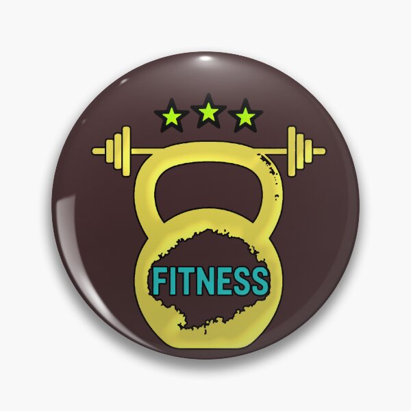 Item preview, Fitness Heart | Motivational Kettlebell Barbell Gym Design designed and sold by AstronautMerch.