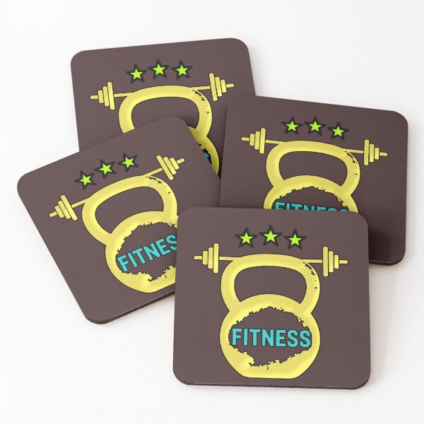 Item preview, Fitness Heart | Motivational Kettlebell Barbell Gym Design designed and sold by AstronautMerch.