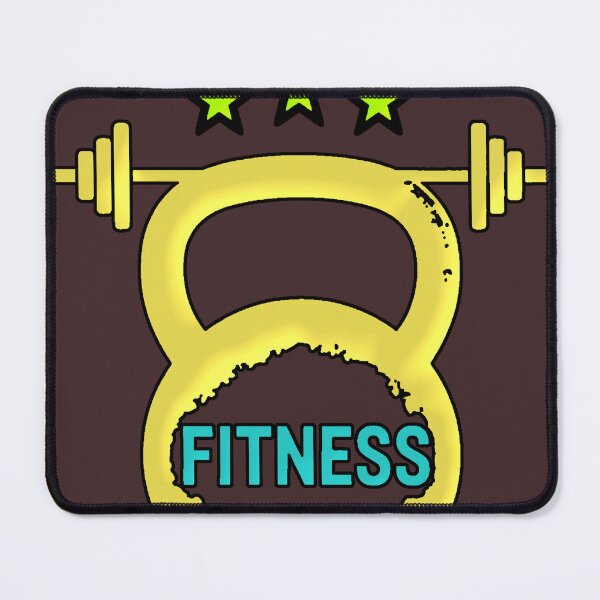 Item preview, Fitness Heart | Motivational Kettlebell Barbell Gym Design designed and sold by AstronautMerch.
