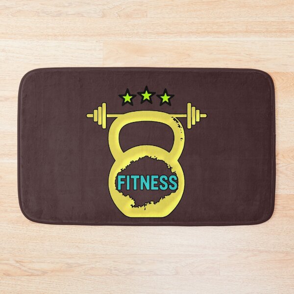 Item preview, Fitness Heart | Motivational Kettlebell Barbell Gym Design designed and sold by AstronautMerch.