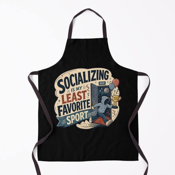 Item preview, Socializing Is My Least Favorite Sport designed and sold by FreshPixelArt.
