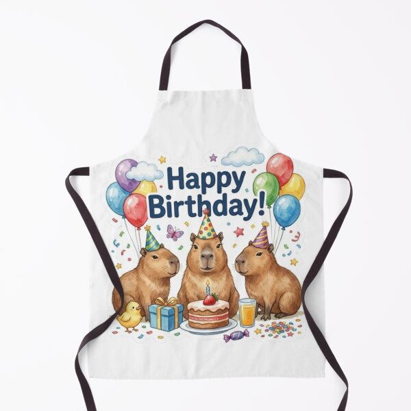 Item preview, Capybara Friends Birthday designed and sold by Snurly.