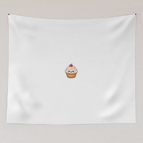 Item preview, Happy Cupcake with Sprinkles Kawaii Sticker | Cute Dessert Cartoon designed and sold by Moonlight Studio.