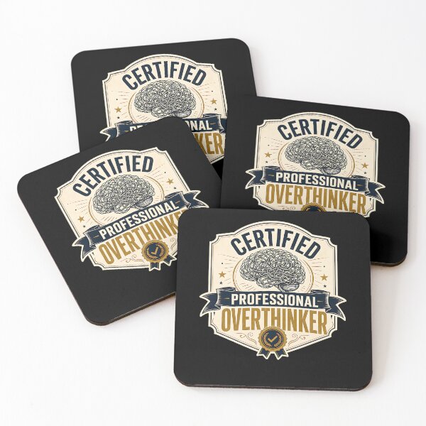 Item preview, Certified Professional Overthinker designed and sold by FreshPixelArt.