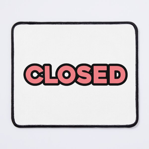 Item preview, Closed Text designed and sold by ZwoToopia.
