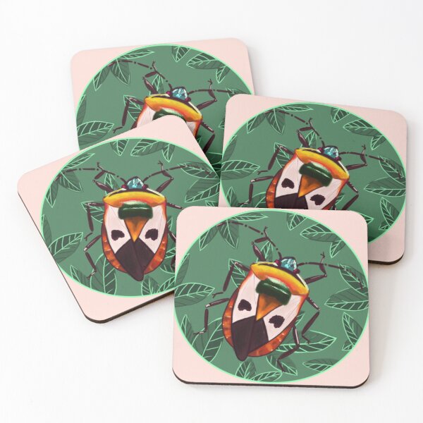 Item preview, Heart winged shield bug designed and sold by Snaila466.