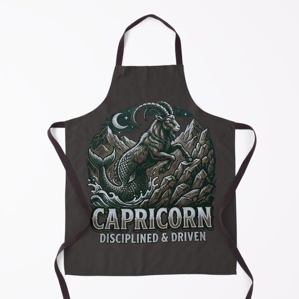 Item preview, Capricorn Daily Horoscope Zodiac Sign | Disciplined & Driven Sea Goat | Astrology Gift | Celestial Mountain Design designed and sold by Bhaskar Digital Art.