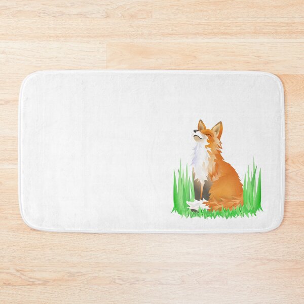 Item preview, Contented Fox with white background designed and sold by Adamo-illustration.
