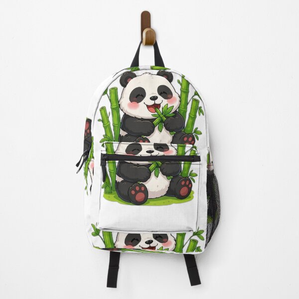 Artikelvorschau, Cute Kawaii Panda Eating Bamboo entworfen und verkauft von DailyDoodlesBySumbul.