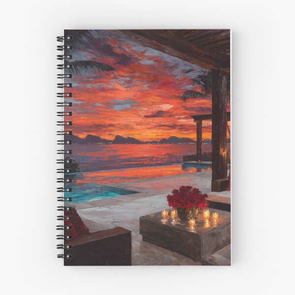 Item preview, Outdoor Terrace At Sunset designed and sold by Rtymer.