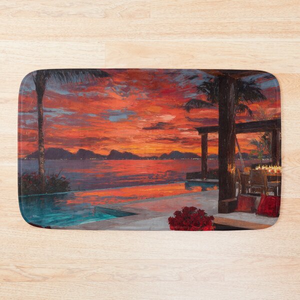 Item preview, Outdoor Terrace At Sunset designed and sold by Rtymer.