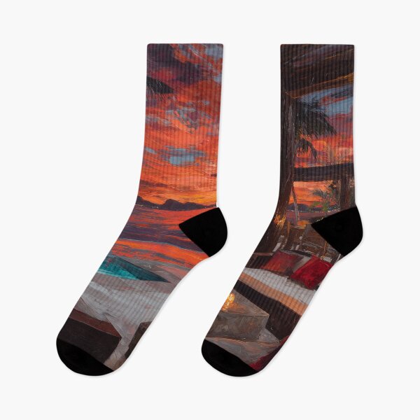 Item preview, Outdoor Terrace At Sunset designed and sold by Rtymer.