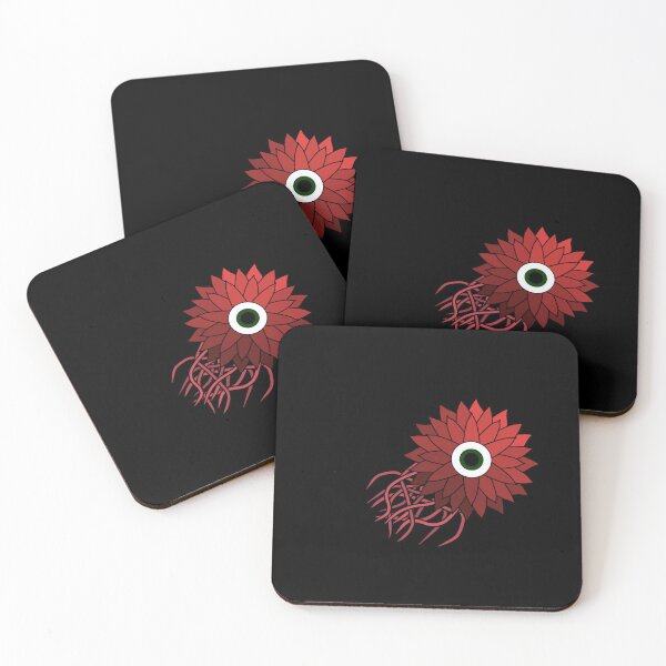 Aperçu de l'œuvre Fleur rouge épineuse et mystérieuse créée et vendue par Eldritch flowers .