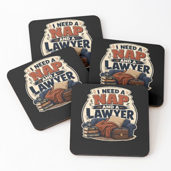 Item preview, I Need A Nap And A Lawyer designed and sold by FreshPixelArt.