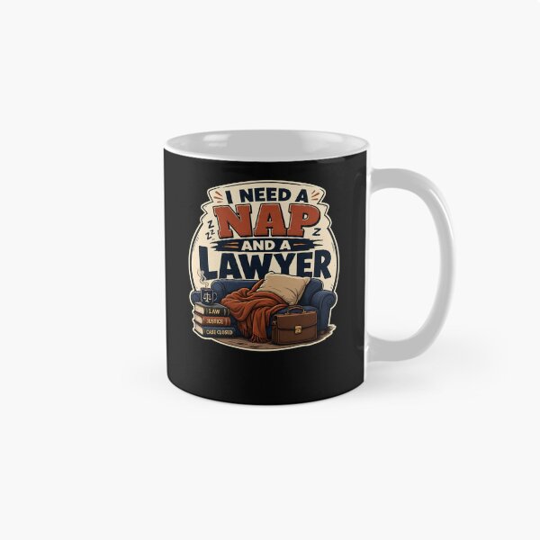 Item preview, I Need A Nap And A Lawyer designed and sold by FreshPixelArt.