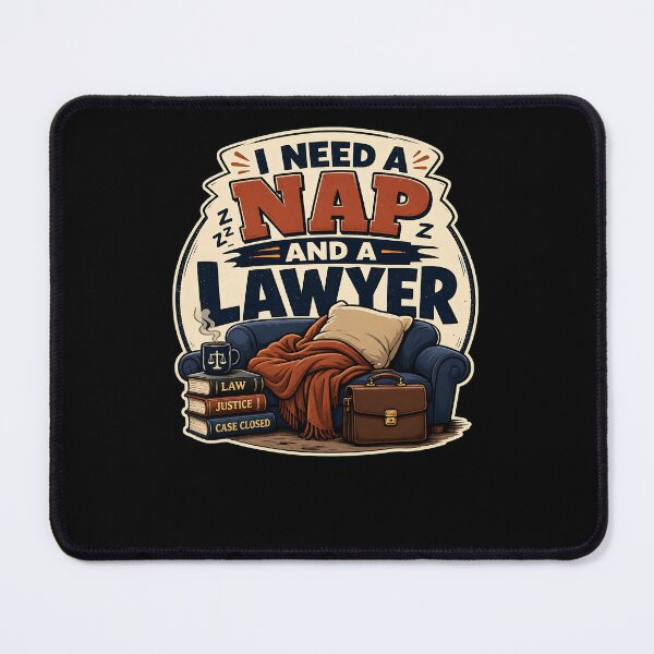 Item preview, I Need A Nap And A Lawyer designed and sold by FreshPixelArt.