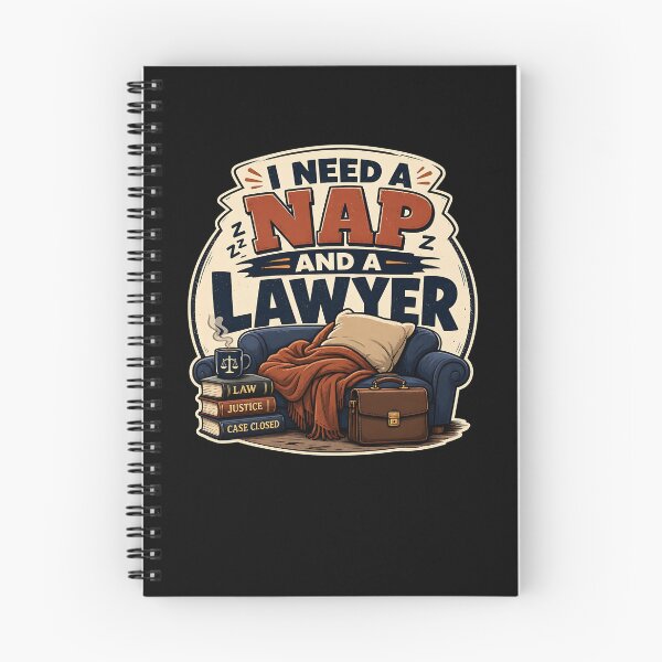 Item preview, I Need A Nap And A Lawyer designed and sold by FreshPixelArt.