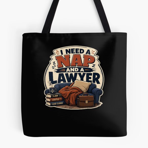 Item preview, I Need A Nap And A Lawyer designed and sold by FreshPixelArt.