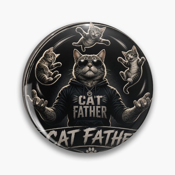 Item preview, panda/cat father designed and sold by @jon.