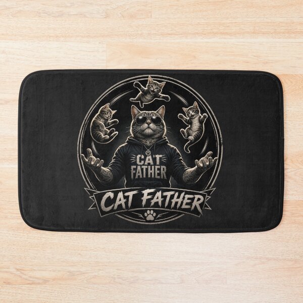 Item preview, panda/cat father designed and sold by @jon.