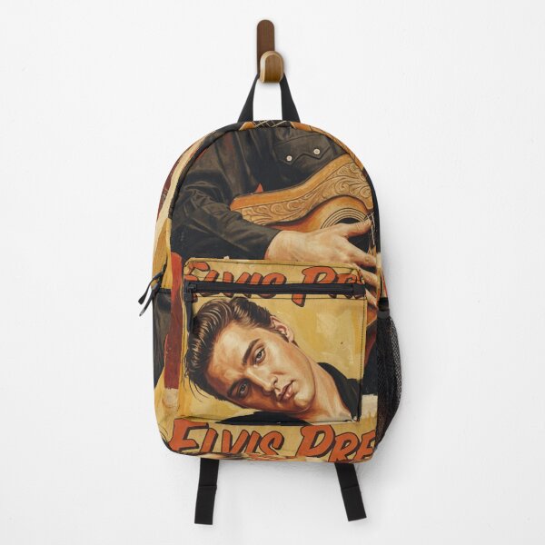Item preview, Elvis Presley Vintage Oil Painting Guitar Wall Art designed and sold by ElvisVintagePosters.