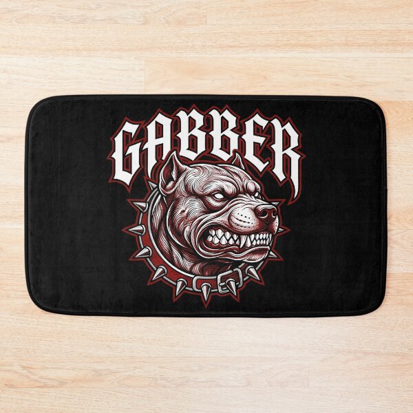 Item preview, Gabber Pitbull 90s Hardcore Techno Rave designed and sold by SPAZE-Typo.