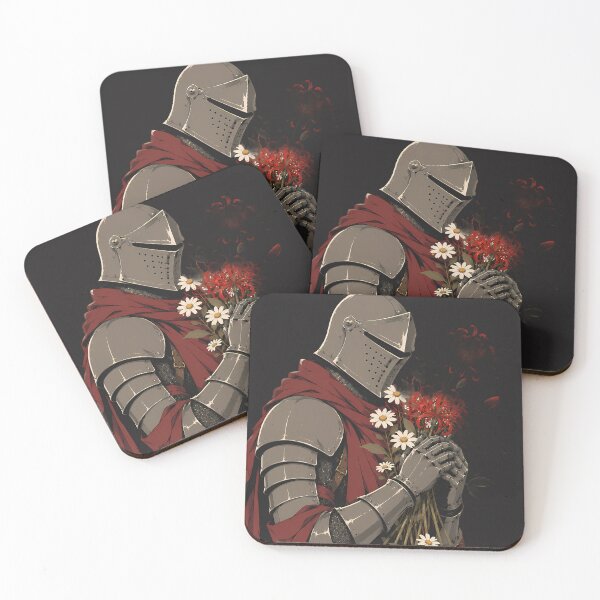 Item preview, Medieval knight with a bouquet of spider lilies and daisies designed and sold by TommyDraws-5-.