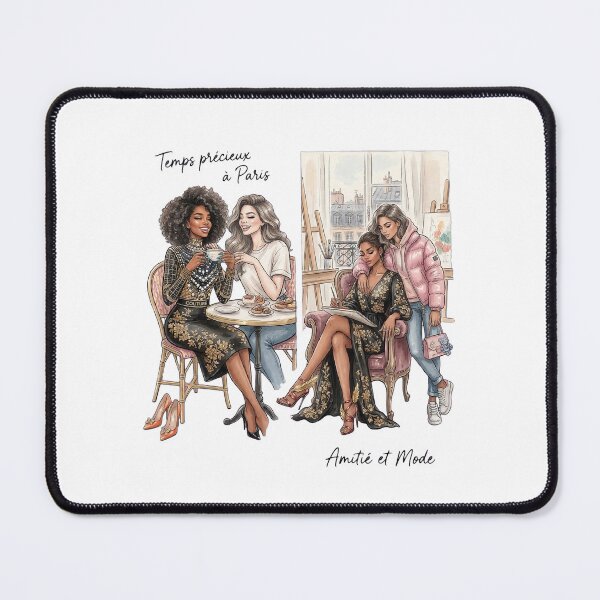 Item preview, Amara & Colette: Coffee in Le Marais designed and sold by 303 Visionary Prints .