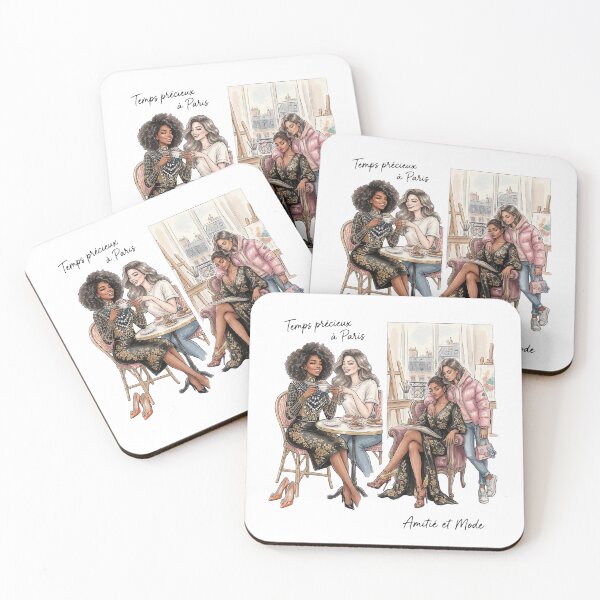 Item preview, Amara & Colette: Coffee in Le Marais designed and sold by 303 Visionary Prints .