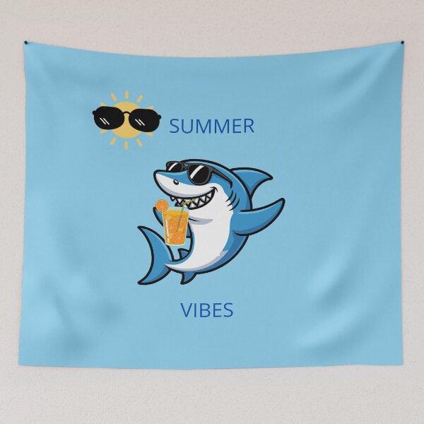 Item preview, Summer Vibes Shark designed and sold by DidiDesignShop.