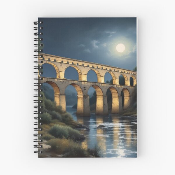 Item preview, Pont du Gard under the moon designed and sold by jefboutique6150.