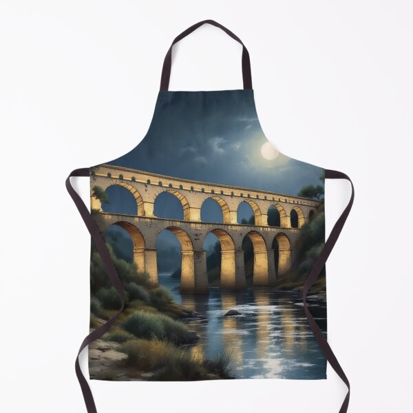 Item preview, Pont du Gard under the moon designed and sold by jefboutique6150.