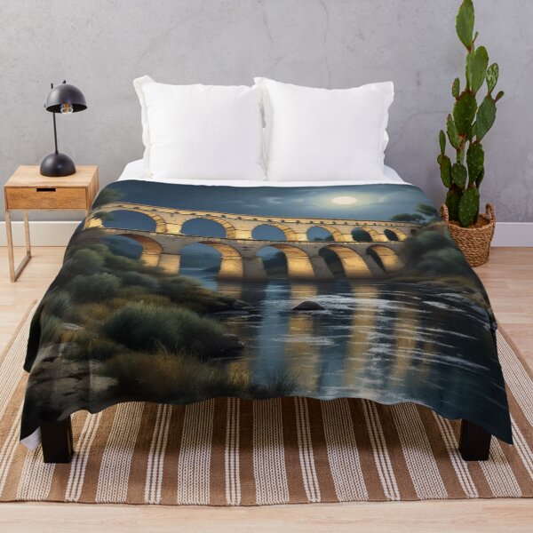 Item preview, Pont du Gard under the moon designed and sold by jefboutique6150.