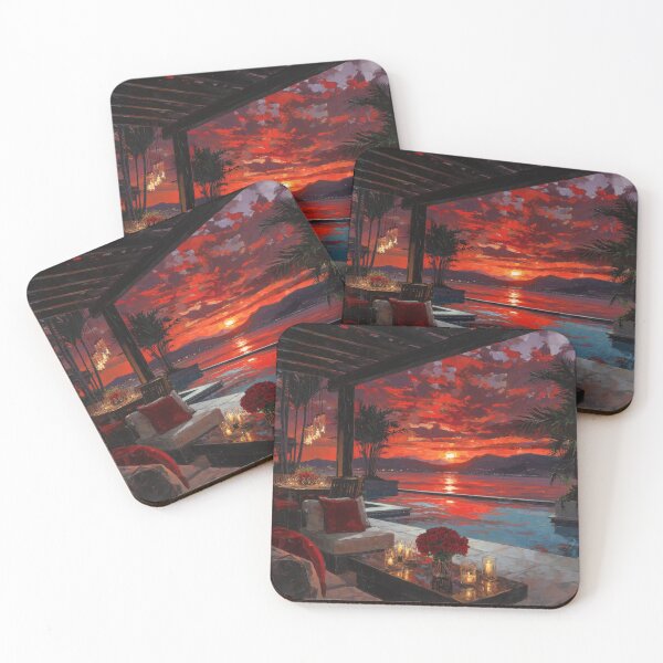 Item preview, Outdoor Terrace At Sunset designed and sold by Rtymer.