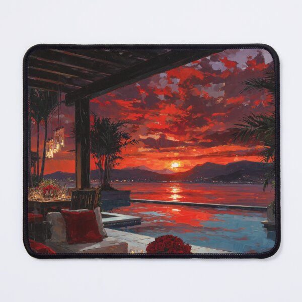 Item preview, Outdoor Terrace At Sunset designed and sold by Rtymer.