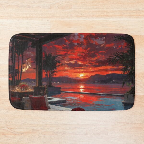 Item preview, Outdoor Terrace At Sunset designed and sold by Rtymer.