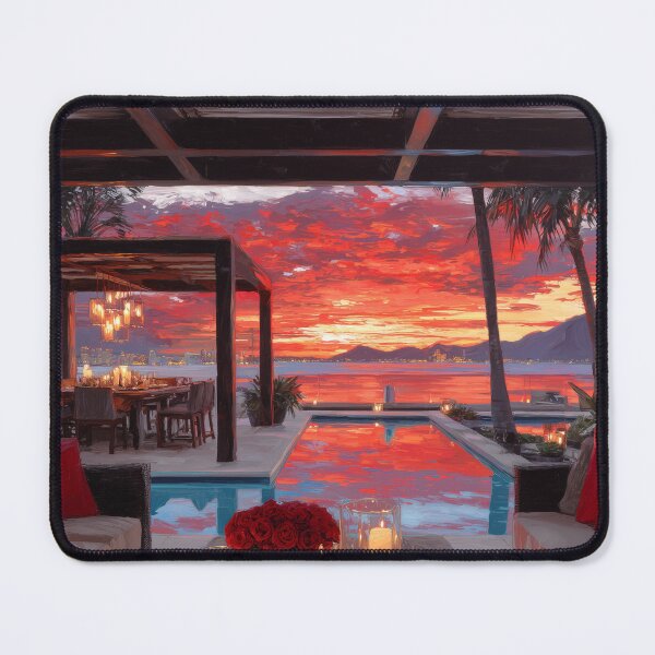 Item preview, Outdoor Terrace At Sunset designed and sold by Rtymer.