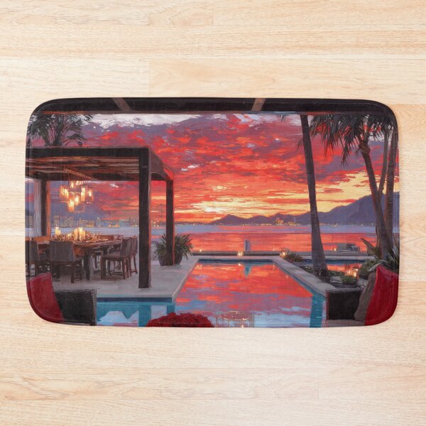 Item preview, Outdoor Terrace At Sunset designed and sold by Rtymer.