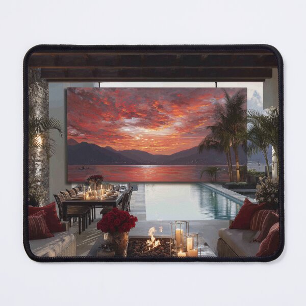 Item preview, Outdoor Terrace At Sunset designed and sold by Rtymer.