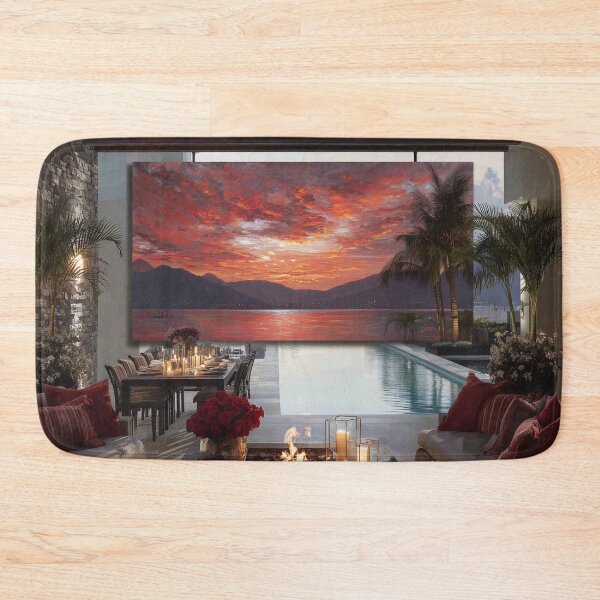 Item preview, Outdoor Terrace At Sunset designed and sold by Rtymer.
