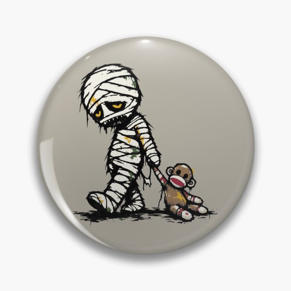 Item preview, Funny Monster Mummy Bedtime Sock Monkey Stuffie designed and sold by TackyTime.