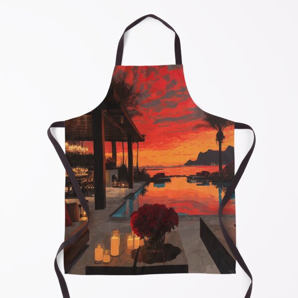 Item preview, Outdoor Terrace At Sunset designed and sold by Rtymer.