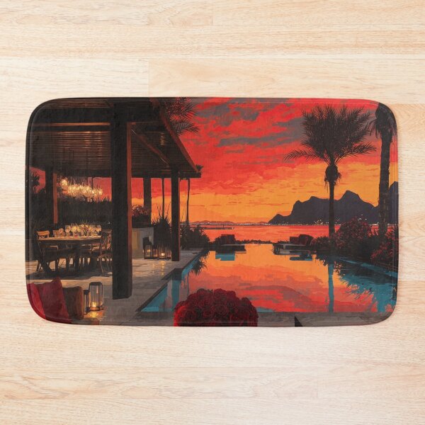 Item preview, Outdoor Terrace At Sunset designed and sold by Rtymer.