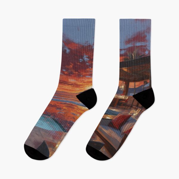 Item preview, Outdoor Terrace At Sunset designed and sold by Rtymer.