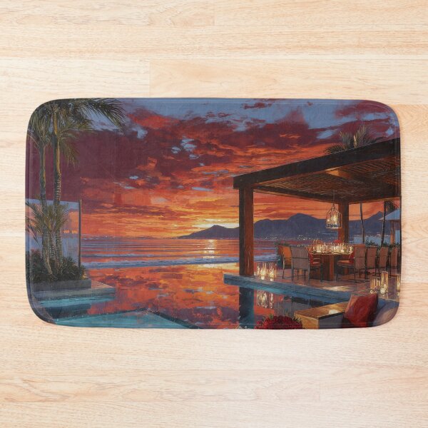 Item preview, Outdoor Terrace At Sunset designed and sold by Rtymer.