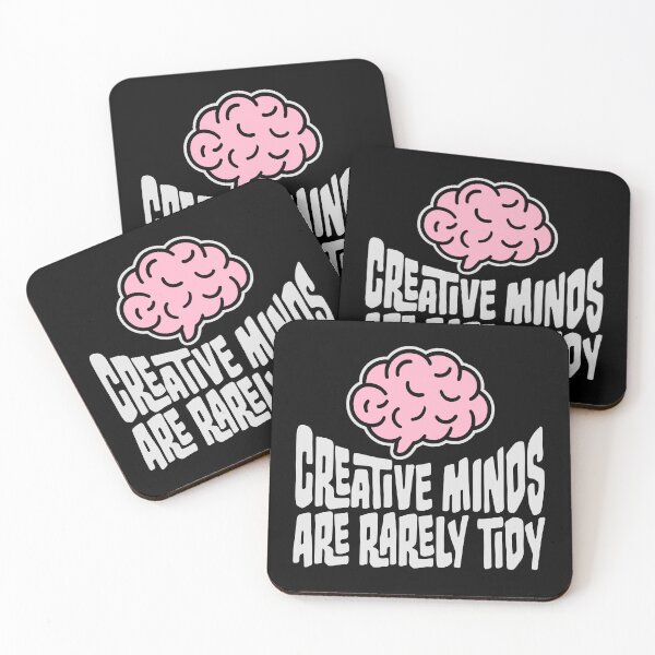 Item preview, Creative Minds Are Rarely Tidy Funny Relatable Quote designed and sold by shirt-o-mat.