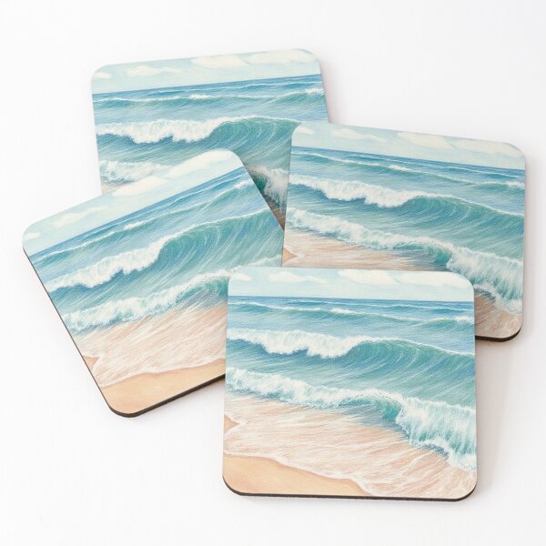 Item preview, Coastal Beach Landscape designed and sold by Bright Stone .