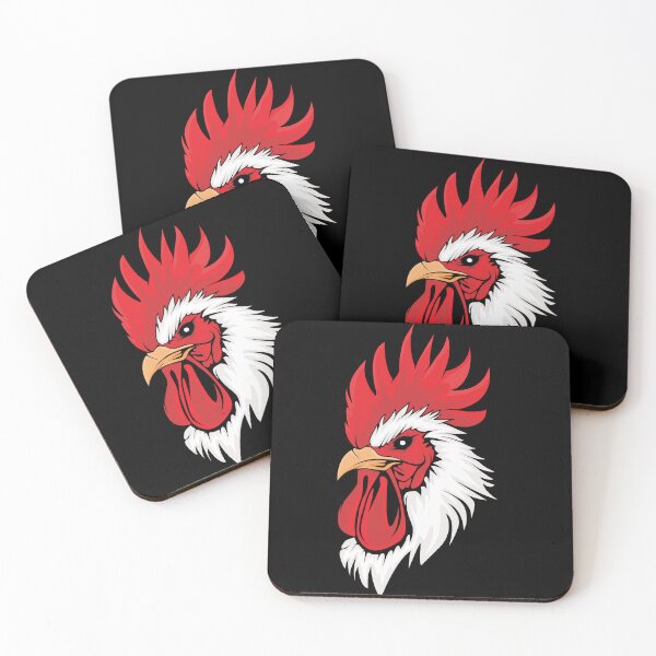 Item preview, ierce Red Rooster Mascot Vector designed and sold by Creatby7030.