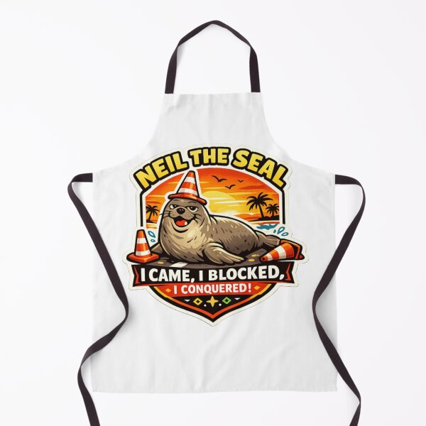 Item preview, I Came, I Blocked, I Conquered – Neil the Seal designed and sold by Sloyar.