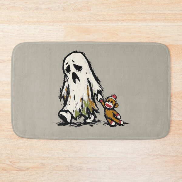 Item preview, Funny Monster Ghost Bedtime Sock Monkey Stuffie designed and sold by TackyTime.